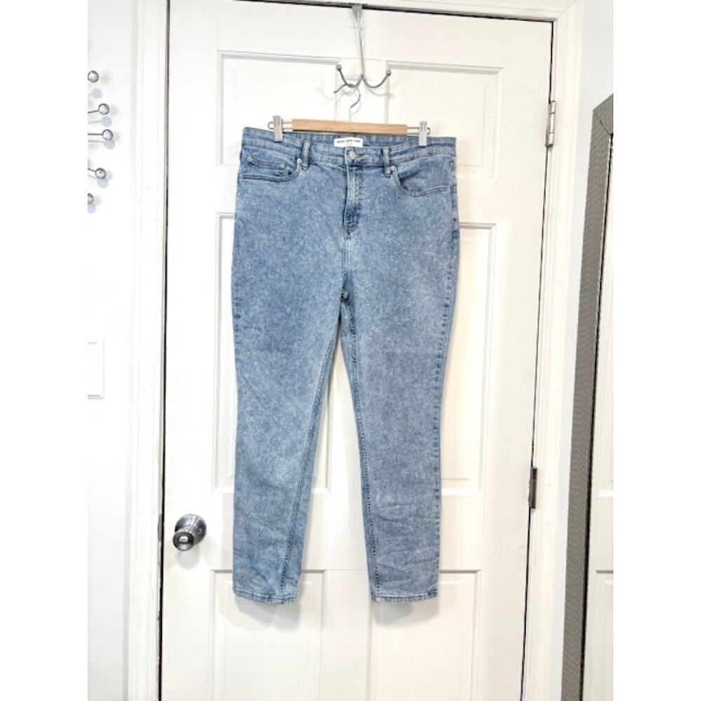 Marc New York Jeans Womens Sz 10 Blue Acid Washed High Rise Skinny Stretch Y2K
